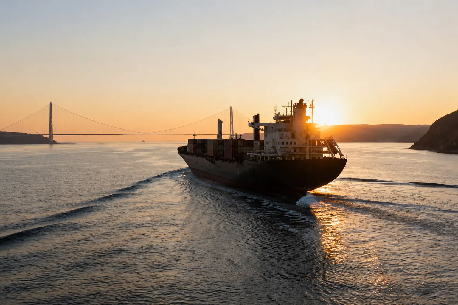 Logistic Shipping Ship